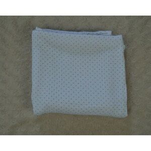 Summer Infant Swaddle Me Polka Dots Baby Blanket Muslin White Mint Green